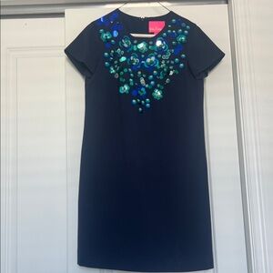 Lilly Pulitzer Pink and Navy dress